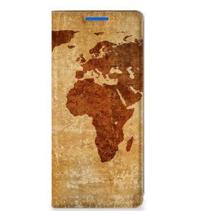 OPPO Reno 6 Pro Plus 5G Book Cover Wereldkaart