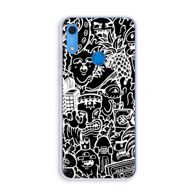 Vexx Black Mixtape: Huawei Y6s Transparant Hoesje