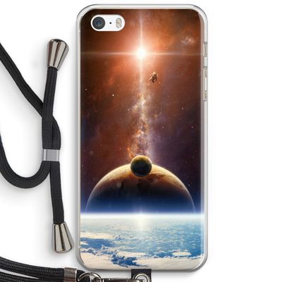 Omicron 2019: iPhone 5 / 5S / SE Transparant Hoesje met koord