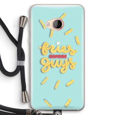 Always fries: HTC U Play Transparant Hoesje met koord