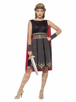 Gladiator Romeinen kostuum vrouw - thumbnail