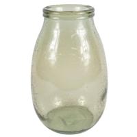 Vaas gerecycled glas beige 28 cm | 4 stuks