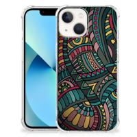iPhone 13 mini Doorzichtige Silicone Hoesje Aztec
