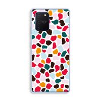 Colored Giraffe: Samsung Galaxy Note 10 Lite Transparant Hoesje