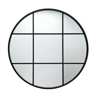Wandspiegel Versa Zwart 3 x 80 x 80 cm