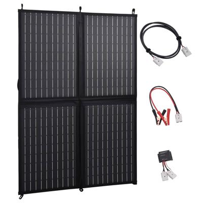 VidaXL Zonnepaneeloplader inklapbaar 100 w 12 v