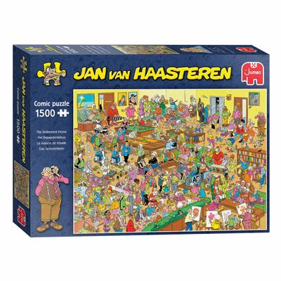Jan Van Haasteren legpuzzel - het bejaardentehuis, 1500st.