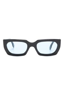 Retrosuperfuture lunettes de soleil Teddy à monture rectangulaire - Noir