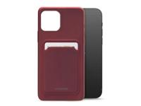 Mobilize Mobilize Rubber Gelly Card Case Apple iPhone 12/12 Pro Matt Bordeaux