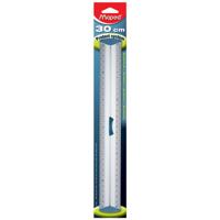Maped lat Aluminium, dubbele graduatie, 30 cm