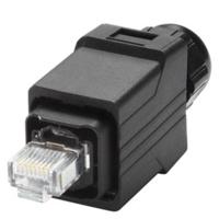 Siemens 6GK1901-1BB10-6AA0 IE RJ45 Plug Pro, Push-Pull IP65-stekker voor montage op locatie 6GK19011BB106AA0 1 stuk(s) - thumbnail