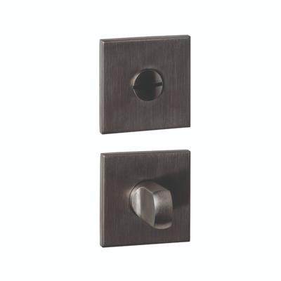 Intersteel WC-sluiting verdekt 53x53x6mm met stift 6-8mm PVD Antraciet