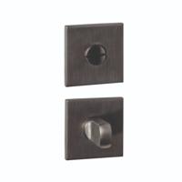 Intersteel WC-sluiting verdekt 53x53x6mm met stift 6-8mm PVD Antraciet