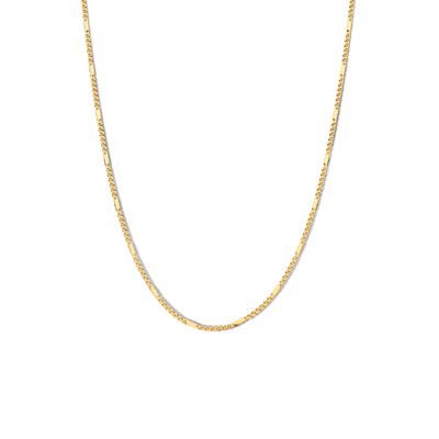 Ketting Valkenoog geelgoud 1,9 mm 45 cm