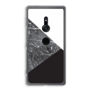 Combinatie marmer: Sony Xperia XZ2 Transparant Hoesje