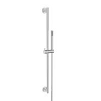 Glijstang set Wiesbaden UniMatch | 75 cm | Incl.Handdouche en Doucheslang | Messing | Rond | Chroom