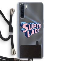 Superlady: Oppo A91 Transparant Hoesje met koord