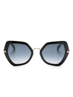 Marc Jacobs Eyewear lunettes de soleil à monture papillon - Noir - thumbnail