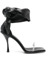 DSQUARED2 sandales Cassandra en cuir - Noir