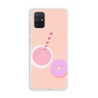 Donut: Galaxy A71 Transparant Hoesje - thumbnail