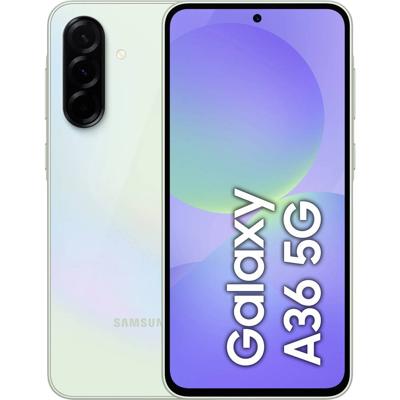 Samsung Galaxy A36 5G Smartphone 256 GB 17 cm (6.7 inch) Energielabel C (A - G) Lime Android 15 Dual-SIM