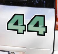 Sticker voor auto Lewis Hamilton 44 - thumbnail