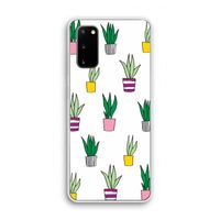 Sanseveria: Samsung Galaxy S20 Transparant Hoesje
