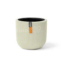 Capi Bloempot Bol Groove Beige Ø9cm