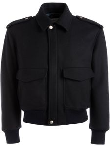 Bally wool bomber jacket - Noir