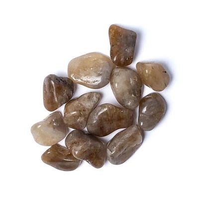 Edelsteen Citrien Trommelstenen A Kwaliteit - 500 gram (3 - 4 cm)