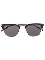 Montblanc lunettes de soleil à monture structurée - Noir