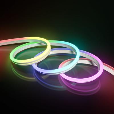 Halo Neon LED Strip 10m - Smart - Wifi & Bluetooth - RGBIC - Met afstandsbediening - IP65 voor binnen en buiten - SMD 5050 - 84 LEDs/m