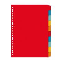 Gekleurde tabbladen - A4 formaat - 10x stuks - scheidings bladeren Gekleurde tabbladen - A4 formaat - 10x stuks - scheidings bladeren