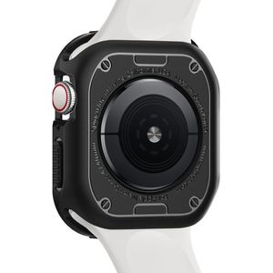 Spigen Rugged Armor Apple Watch Series 9/8/SE (2022)/7/SE/6/5/4 TPU Case - 44mm/45mm - Zwart