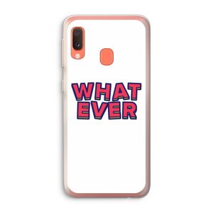Whatever: Samsung Galaxy A20e Transparant Hoesje