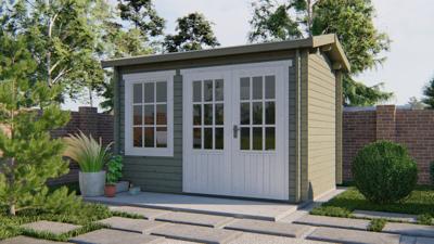 Blokhut - Tuinhuis Daisy | 40 mm | vuren Red Class Wood geïmpregneerd