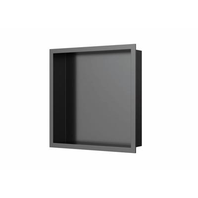 Inbouwnis Luca Sanitair 30x30x6,5 cm RVS Gunmetal PVD Luca Sanitair