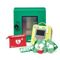 ZOLL AED 3 + buitenkast-Groen met pin-Volautomaat - thumbnail