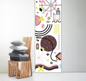 Muurstickers abstract Memphis stijl