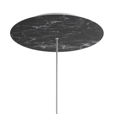 Grote plafondkap zwart marmer 40cm