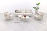 Suns Tosca/Nova stoel-bank loungeset - Rope/Zand