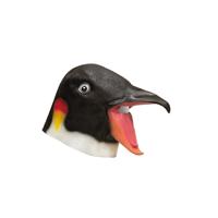 Dierenmasker Pinguin - van latex - volwassenen - verkleed masker