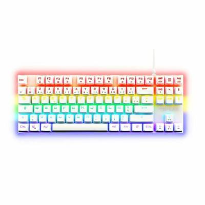 Gaming Keyboard The G-Lab Mercury AZERTY Wit