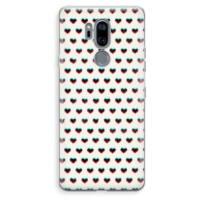 Hartjes: LG G7 Thinq Transparant Hoesje
