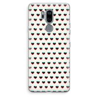 Hartjes: LG G7 Thinq Transparant Hoesje