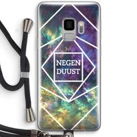 Negenduust ruimte: Samsung Galaxy S9 Transparant Hoesje met koord