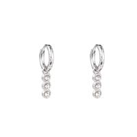 Go Dutch Label Oorringen Zirconia Dots Zilver