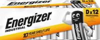 Energizer Industrial alkaline batterij D/LR20/E95, 12 stuks Energizer Industrial alkaline batterij D/LR20/E95, 12 stuks