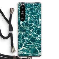 Weerkaatsing water: Sony Xperia 1 III Transparant Hoesje met koord