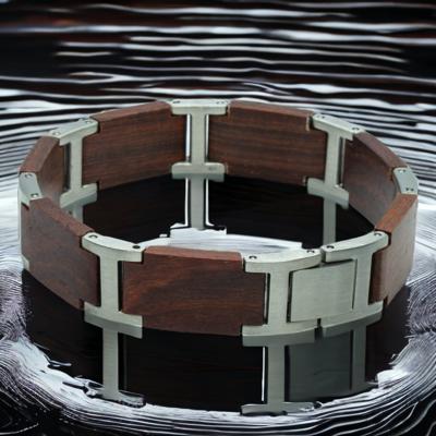 Rood Sandelhout - Houten Armband met Tekst Gravure